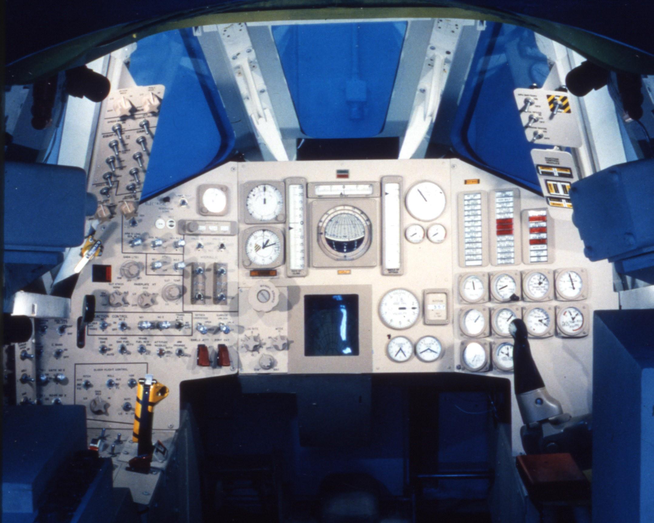Mockup of the X-20 Dyna-Soar’s cockpit.