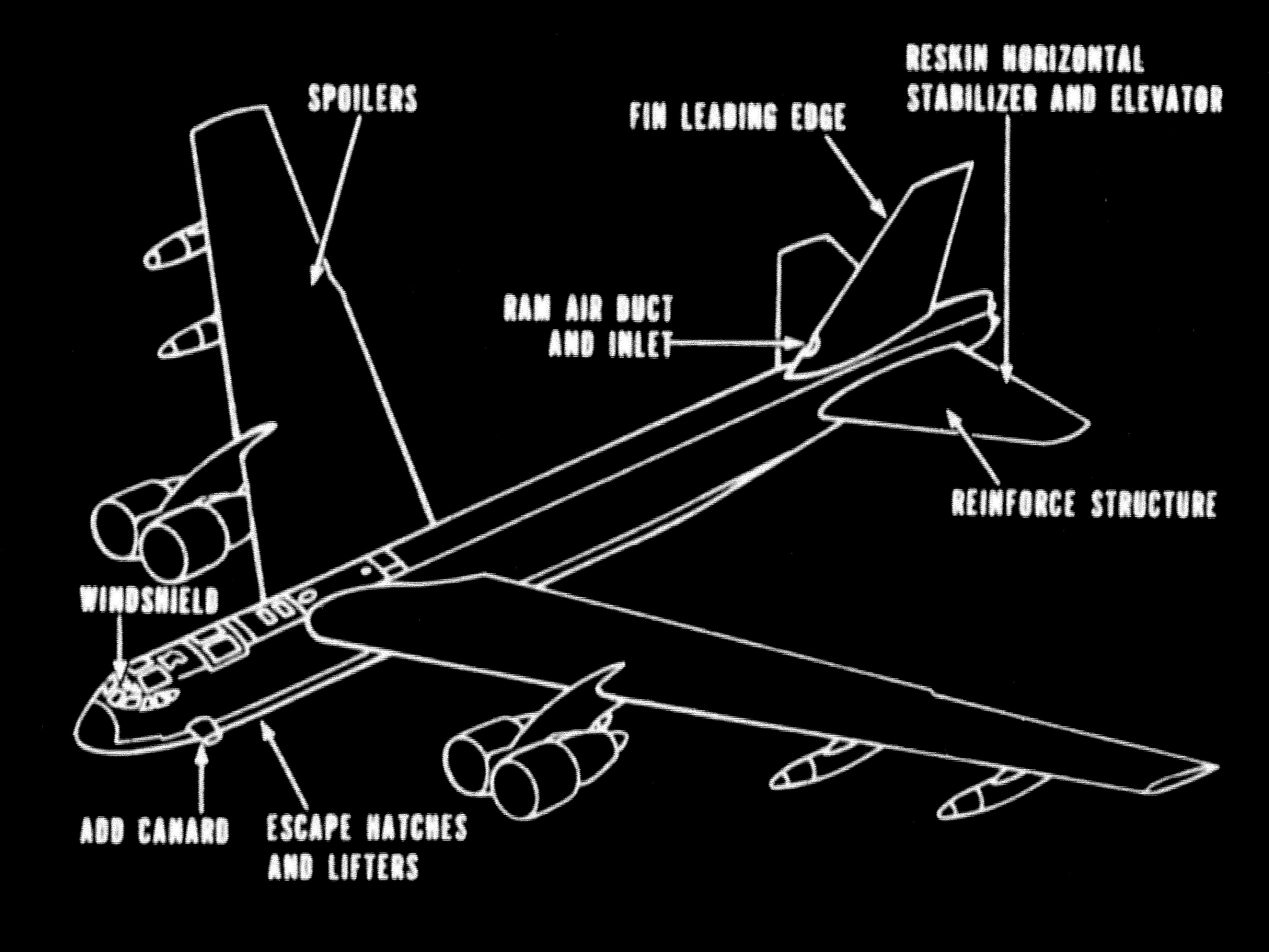 B-52 Dual Pod Engines