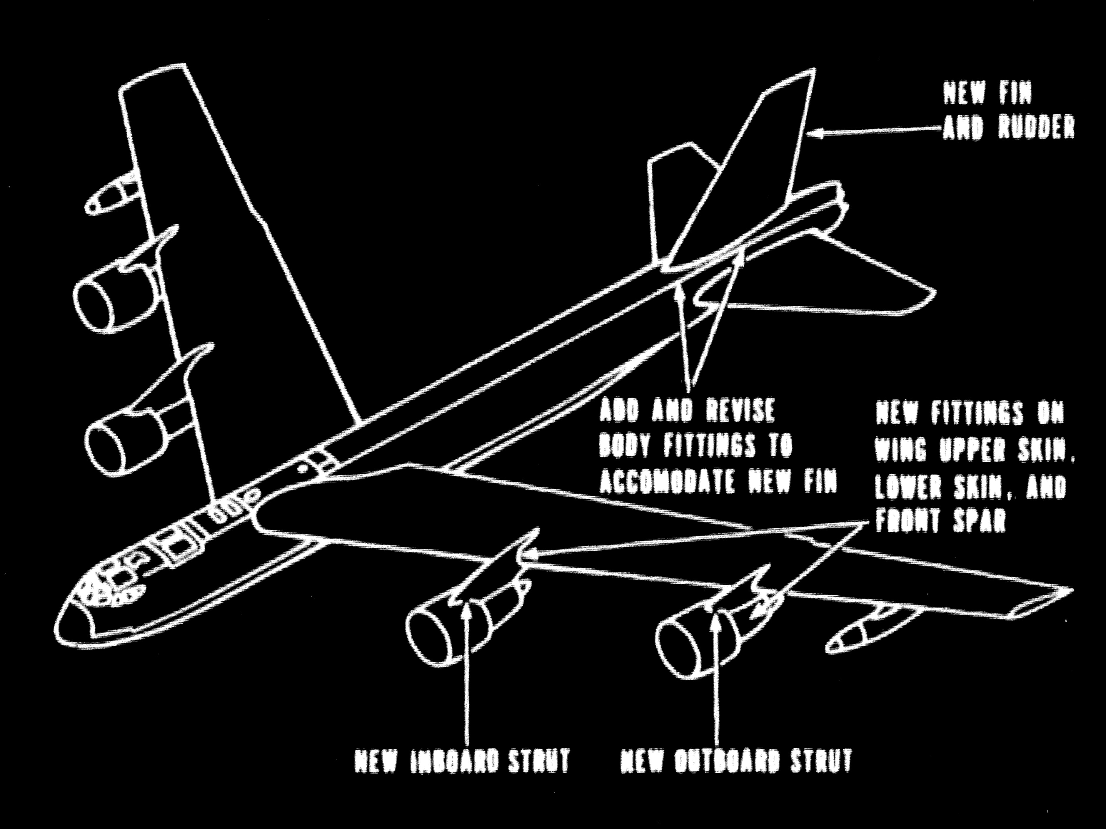 B-52 Single Pod Engines